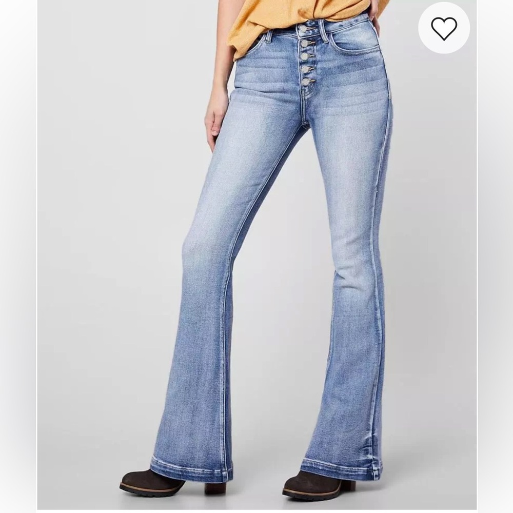 Kancan High Rise Flare Jeans